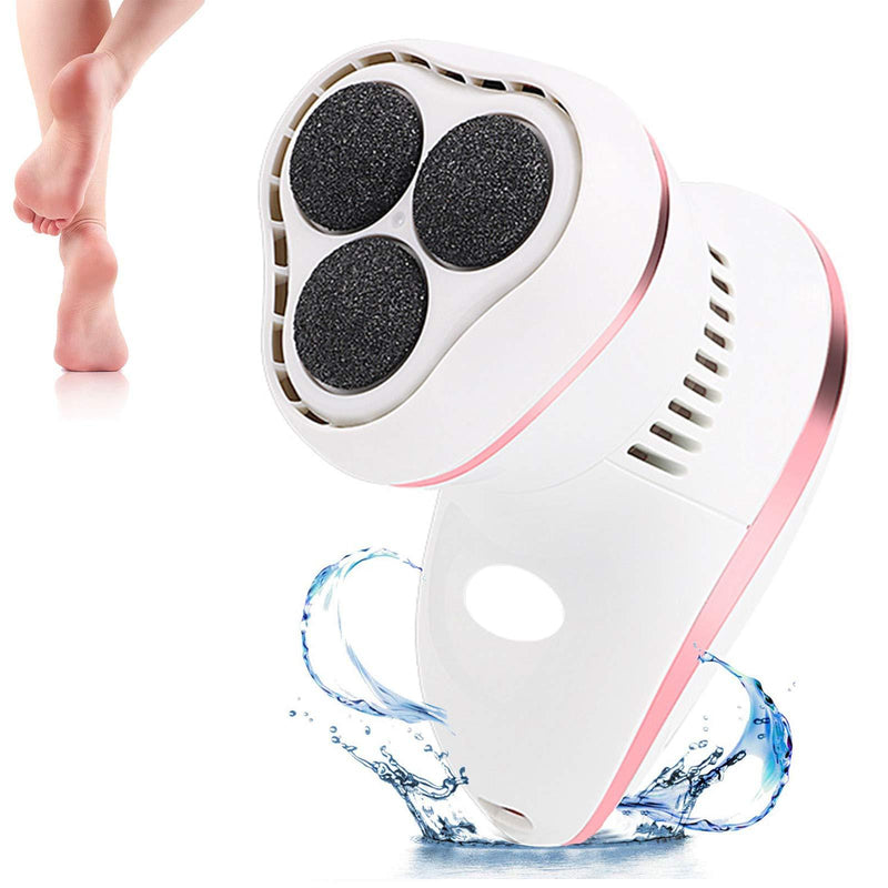 fuliying Electric Foot Callus Remover-Electric Foot File Pedicure Tools,Adsorption Foot Grinder with 3 Grinding Heads and 2-Speed Rotation Function,Suitable for Dead Skin and Hard Cracked Skin Rose gold - BeesActive Australia