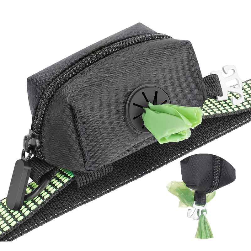 MalsiPree Dog Poop Bag Dispenser with Used Waste Bag Holder Carrier - Improved Elastic Strap & Metal Buckle Greatly fits Any Dog Leash 1 Pack - BeesActive Australia