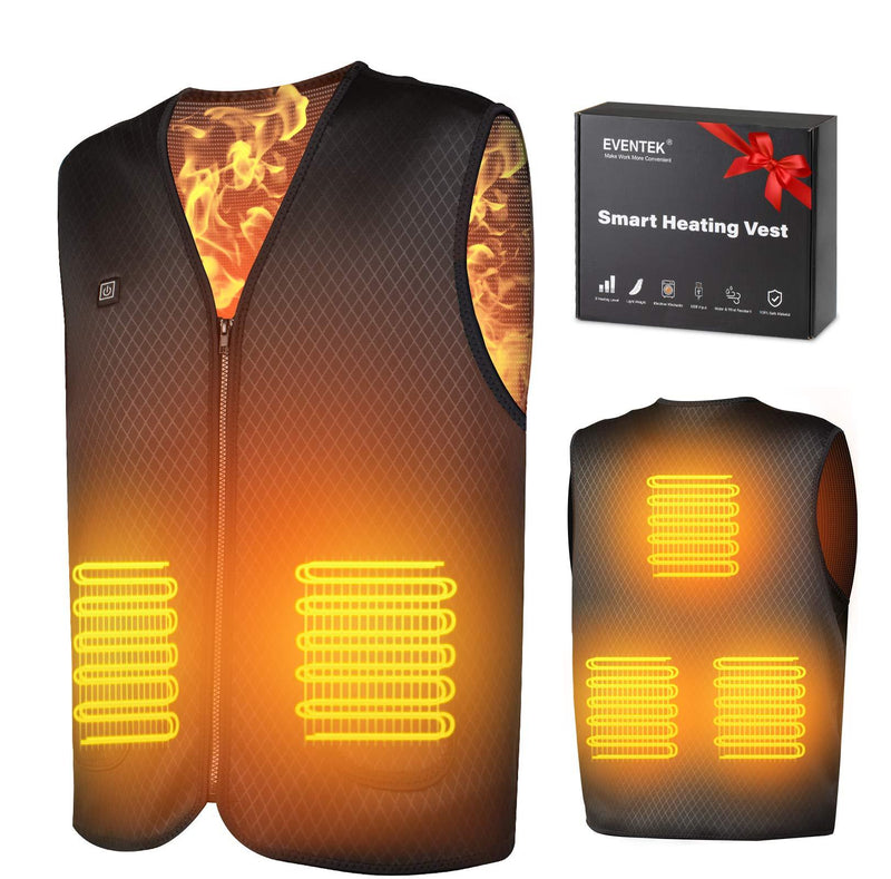 Heated Vest for Men Women, Eventek Lightweight insulated Electric Heated Vest Medium - BeesActive Australia