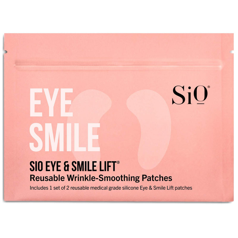 SiO Beauty Eye & Smile Lift | Eye & Smile Anti-Wrinkle Patches 2 Week Supply | Overnight Smoothing Silicone Patches for Wrinkles and Fine Lines Beige - BeesActive Australia