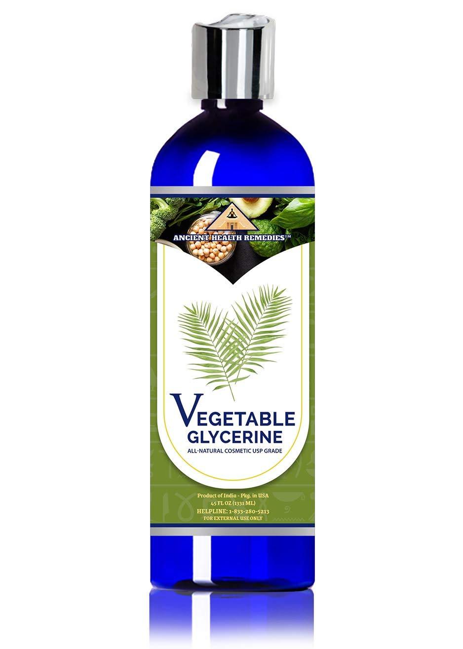 Unrefined Cold Pressed PURE Vegetable Glycerin Gel, Bulk Wholesale Beauty, Hair and Skin Moisturizing DIY Oil For Body Butter Skin Products & Hand Softening (INDIA) (45 OZ) - BeesActive Australia