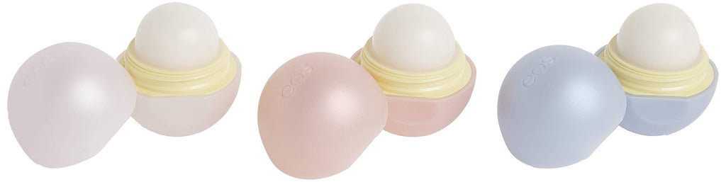 EOS Super Soft Shea Lip Balm Holiday Gift Set - cotton Candy, Caramel & Champagne Pop | Deeply hydrates and Seals in Moisture, Sustainably-Sourced Ingredients - BeesActive Australia