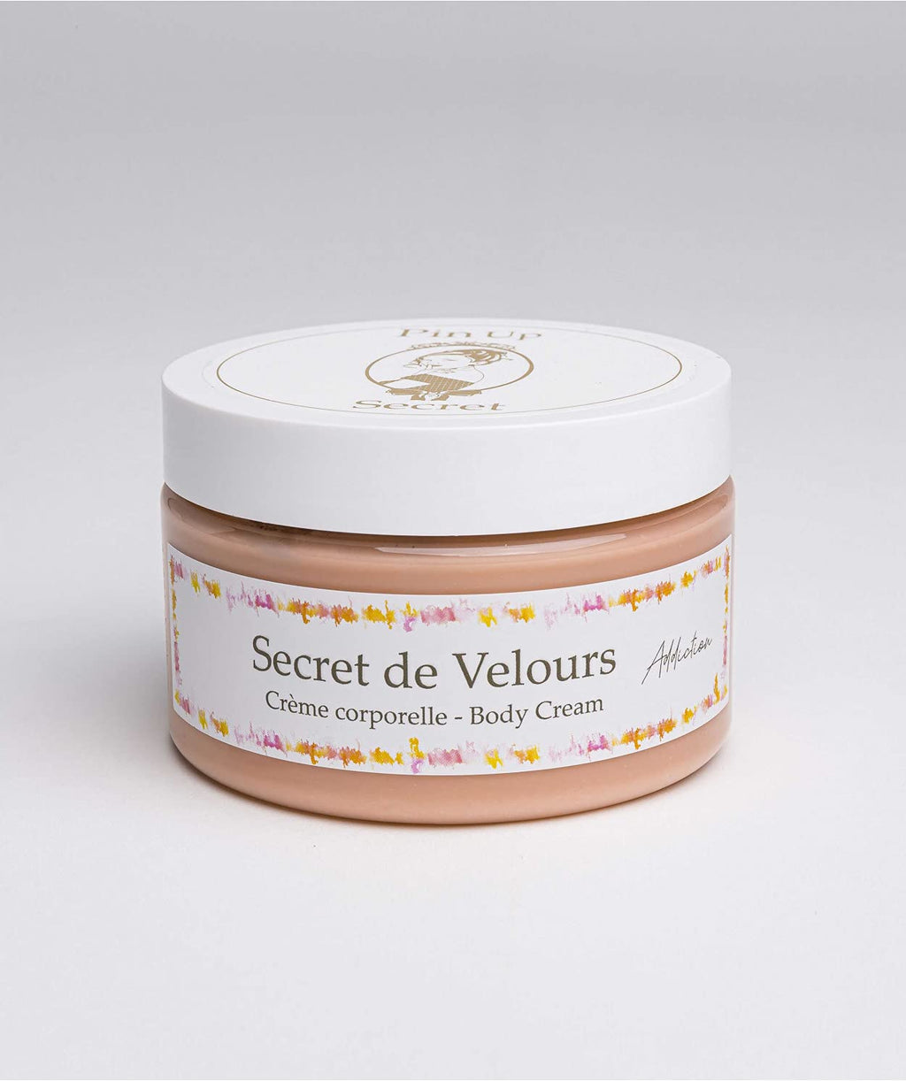 Pin Up Secret - Velvet Cream Moisturizing, Repairing and Firming Body - Mineral Assets of the Dead Sea and Natural Oils (Pineapple Lemon Muguet Rose Jasmine Vanilla Almond) Pineapple Lemon Muguet Rose Jasmine Vanilla Almond - BeesActive Australia