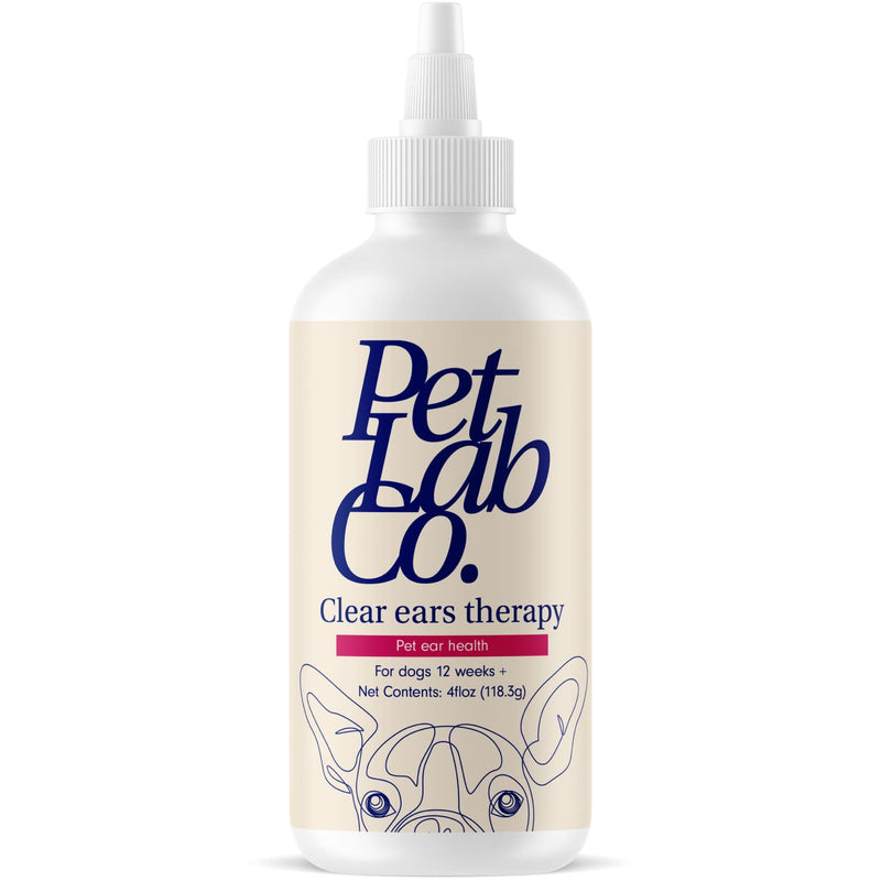 Petlab Co. - Clear Ears Therapy Ear Cleaner for Dogs - Supporting Yeast, Itchy Ears & Healthy Ear Canals - Alcohol-Free Dog Ear Wash - Optimized Dog Ear Cleaner Solution - Packaging May Vary - BeesActive Australia