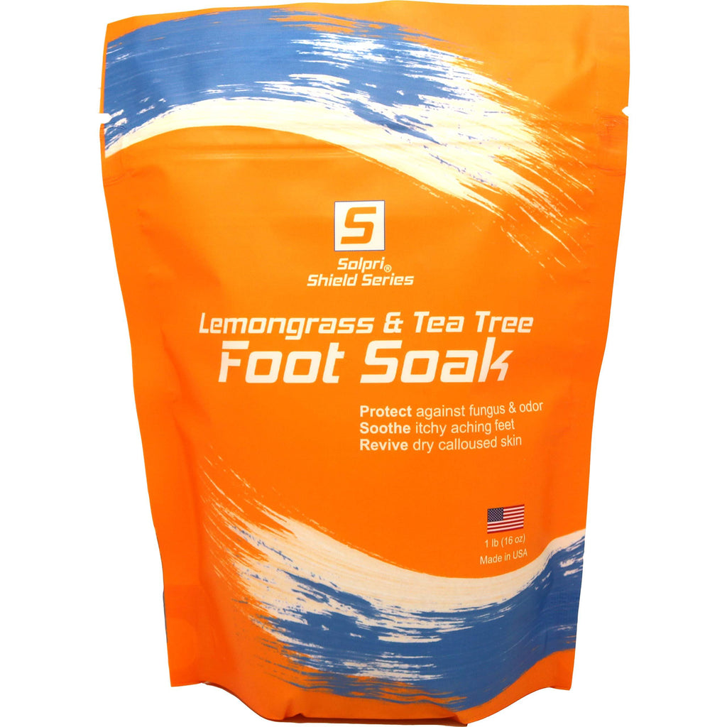 Solpri Shield Foot Salt Soak for Fungus Athlete's Foot Dry Cracked Feet 1 lb (16 oz) - BeesActive Australia