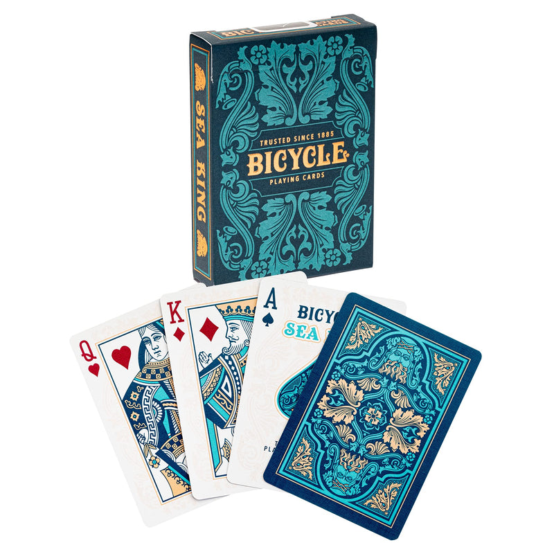 Bicycle Sea King Playing Cards Blue Bicycle Sea King - BeesActive Australia