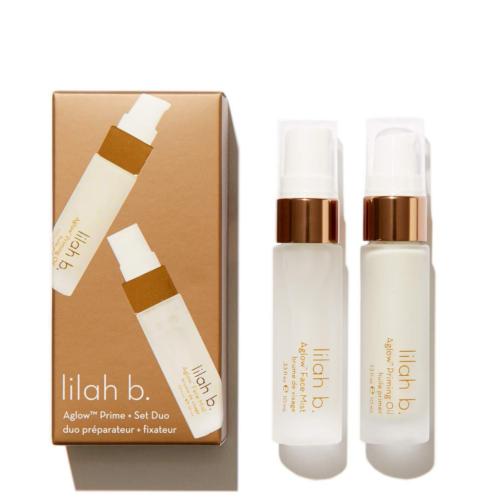 lilah b. - Natural Aglow Prime + Set Duo | Clean, Vegan, Non-Toxic Makeup ($41 value) - BeesActive Australia