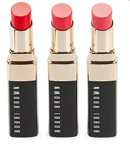 BOBBI BROWN PRETTY LIPS NOURISHING LIP COLOR TRIO CORAL POP ~ PINK POP ~ ISLAND PINK - BeesActive Australia