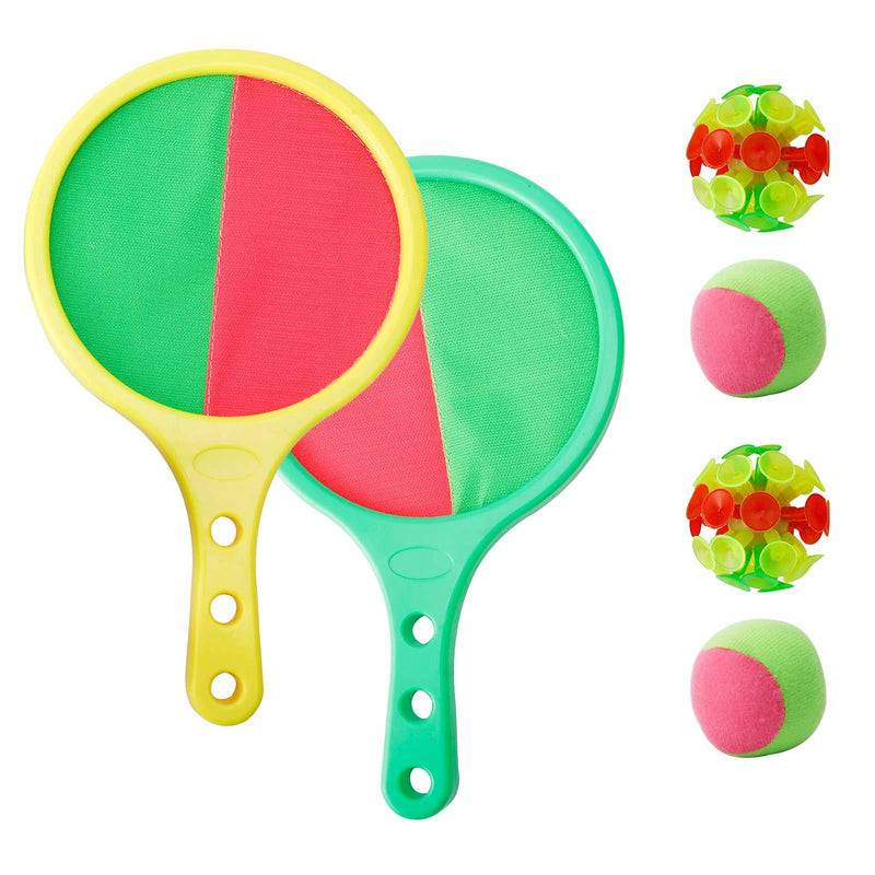 Sparkfire Self-Stick Toss and Catch Game Set, Paddles and Toss Ball Sports Game with 2 Paddles, 2 Balls (1 Plush Ball & 1 Adsorption Ball) - BeesActive Australia