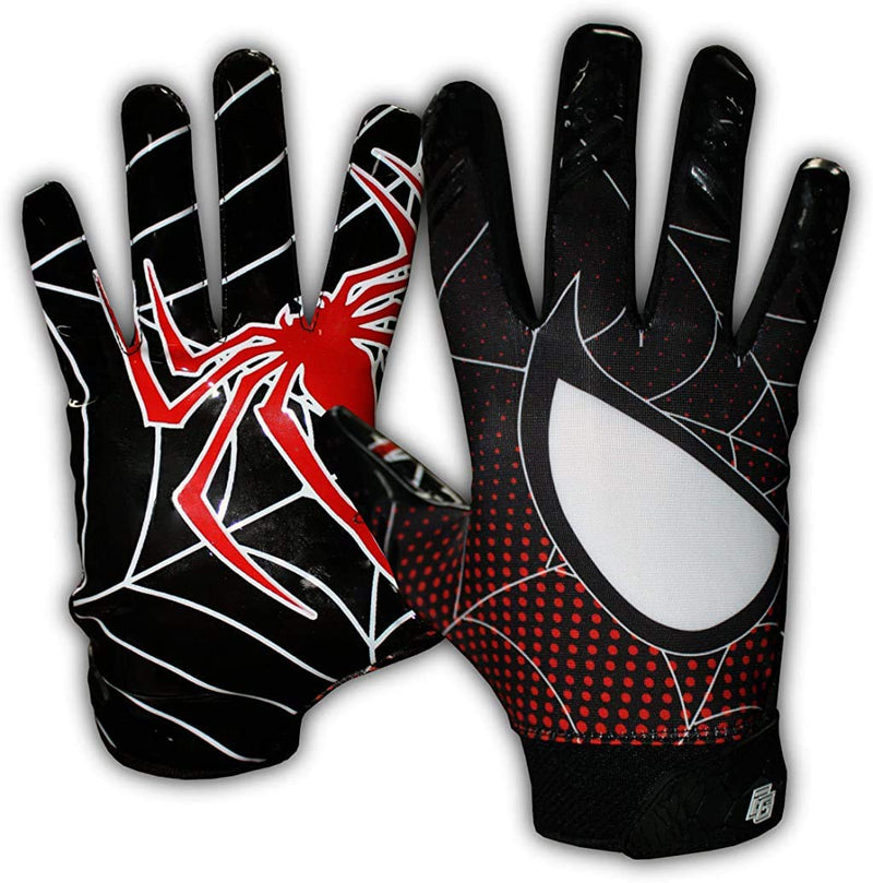 Taqcha Football Gloves-Tacky Grip Skin Tight Adult Football Gloves-Enhanced Performance Football Gloves Men-Pro Elite Super Sticky Receiver Football Gloves-Adult Sizes Medium (Adult) - BeesActive Australia