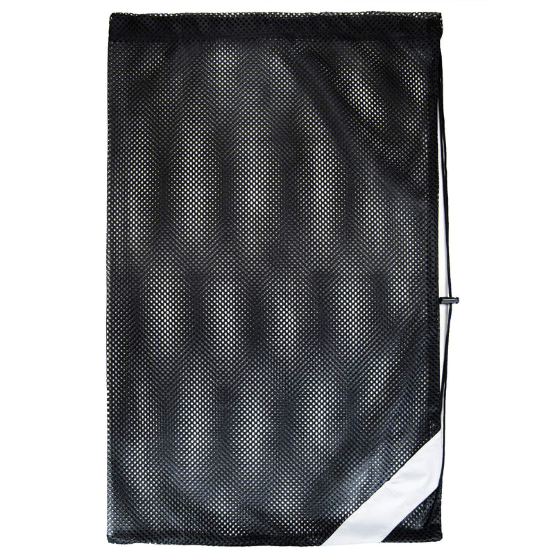 Flow Mesh Gear Bag - Drawstring Swim Bags for Swimming Equipment Available in 8 Awesome Designs Black - BeesActive Australia