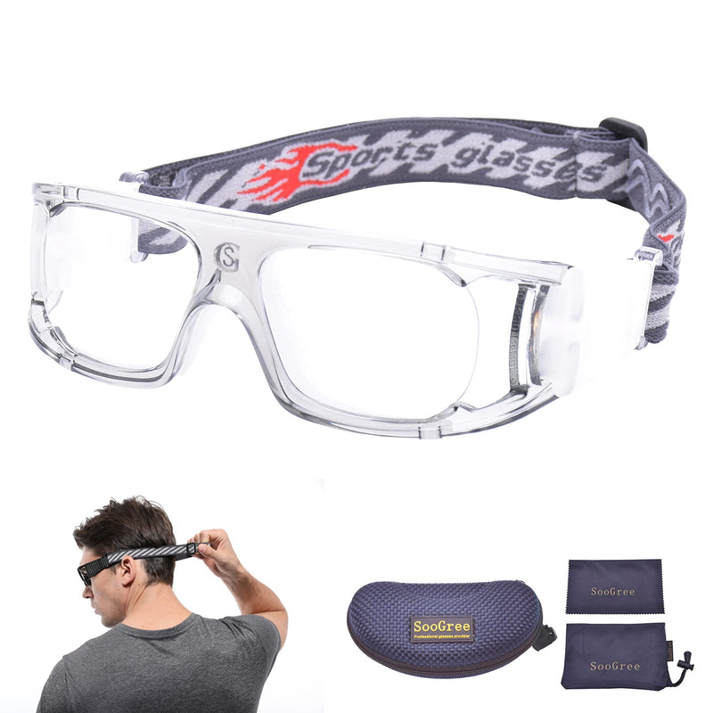SooGree Basketball Sports Goggles Protective Eyewear for Men Safety Glasses Gray - BeesActive Australia