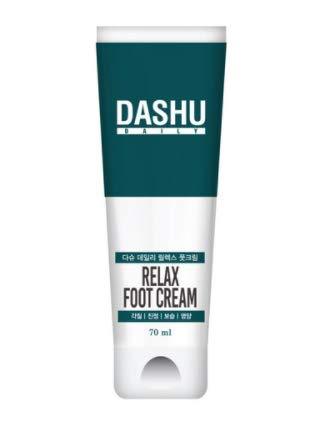 DASHU Daily Relax Foot Cream 2.36fl oz – Foot moisturize, Smooth rough & dry foot, Cracked, Chapped skin - BeesActive Australia