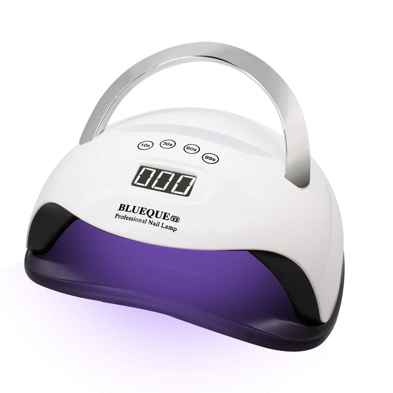 UV LED Nail Lamp 168W, ALINICE Faster Nail Dryer for Gel Polish with 4 Timer Setting Professional Gel Lamp Portable Handle Curing Lamp for Fingernail and Toenail Auto Sensor Nail Machine (2021 NEWEST) - BeesActive Australia