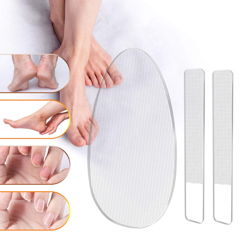 GEMAX Foot Scrubber Callus Remover,Professional Pedicure Kit Heel Scraper for Feet Dead Skin Removal, Cracking, Hard Cracked Dry Skin Removal, Wet and Dry Feet. - BeesActive Australia