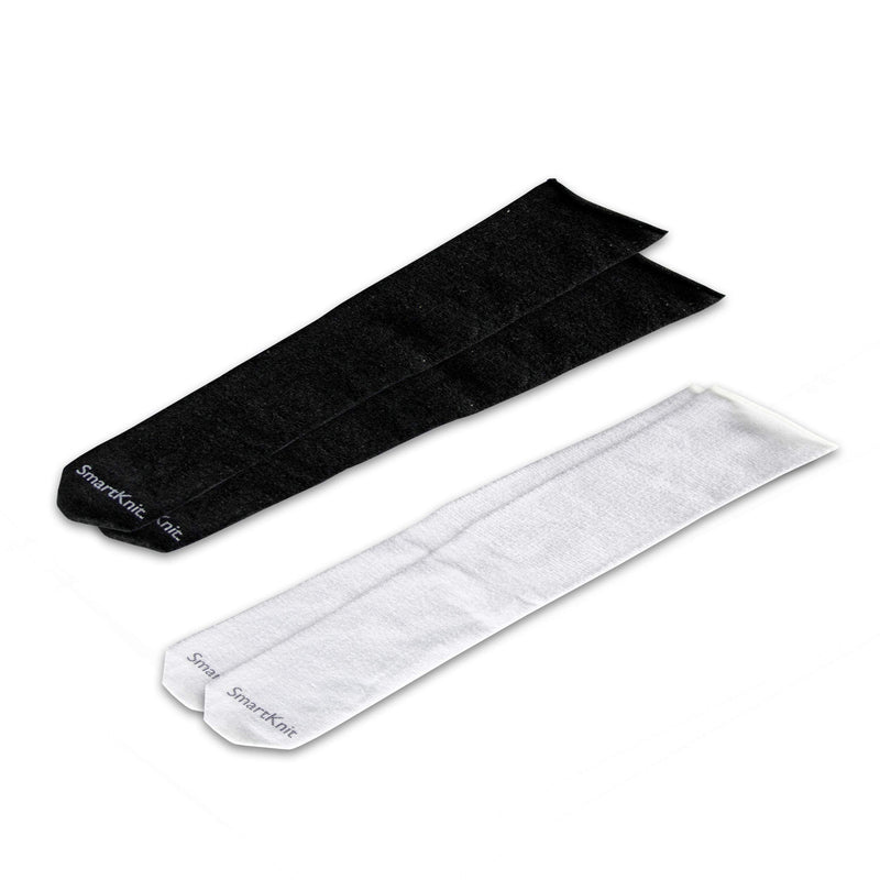 SmartKnit Adult AFO Interface Seamless Sensitivity Socks - 2 Pack (Black & White, Adult Regular) - BeesActive Australia