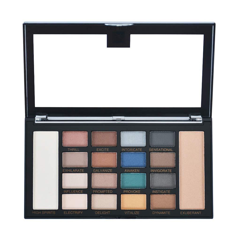 OBLHER B 16 Color eyeshadow Palette Matte Face Highligter Powder and Matte Multifunctional Makeup Set Eyeshadow Palette 1 Color Face Highligter Powder 1 Color Face Bronzer Powder Palette 2 Specular Highlights 5.5oz WY-9495 - BeesActive Australia