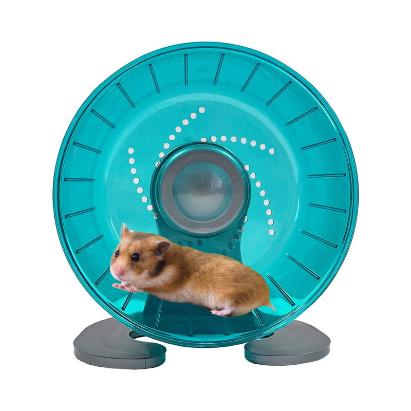 Petest Hamster Exercise Wheel, Silent Spinner Running Wheels for Small Animal, Hamster, Gerbils and Mice, Diameter 6.7 inch / 8.3 inch, Multiple Colors Available Green - BeesActive Australia