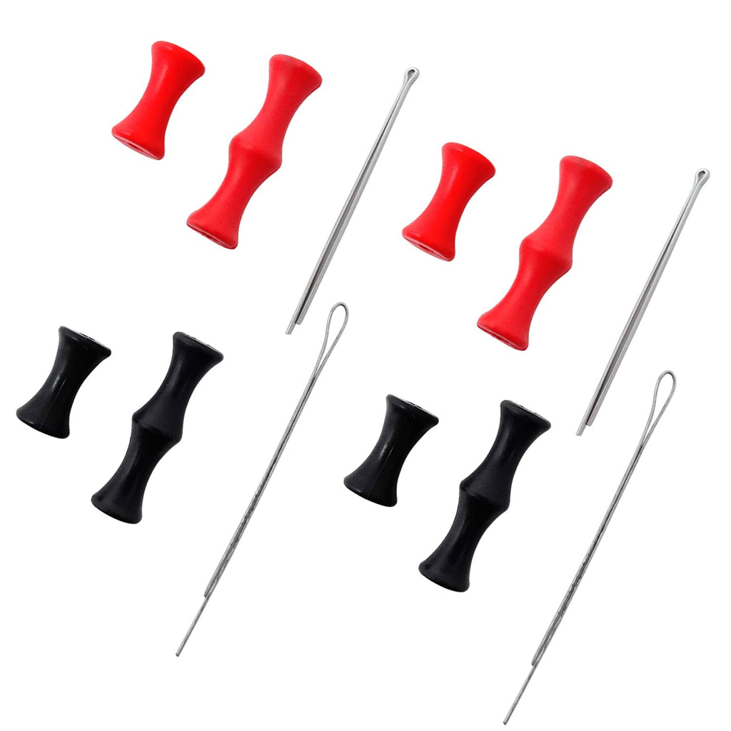 HONBAY 4 Sets Bowstring Finger Savers Finger Guards Archery Bowstring Finger Protector for Hunting or Bowfishing - BeesActive Australia