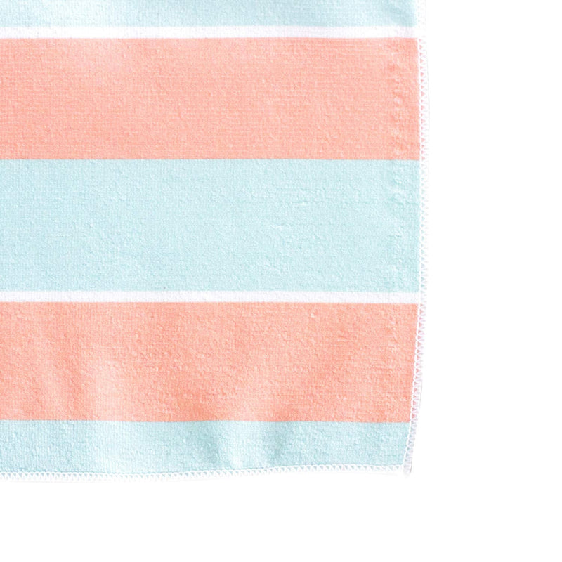 My Doggy Place - Super Absorbent Microfiber Towel - Dog Bathing Supplies - Microfiber Drying Towel - Washer Safe 2 Pack Striped Summer - BeesActive Australia