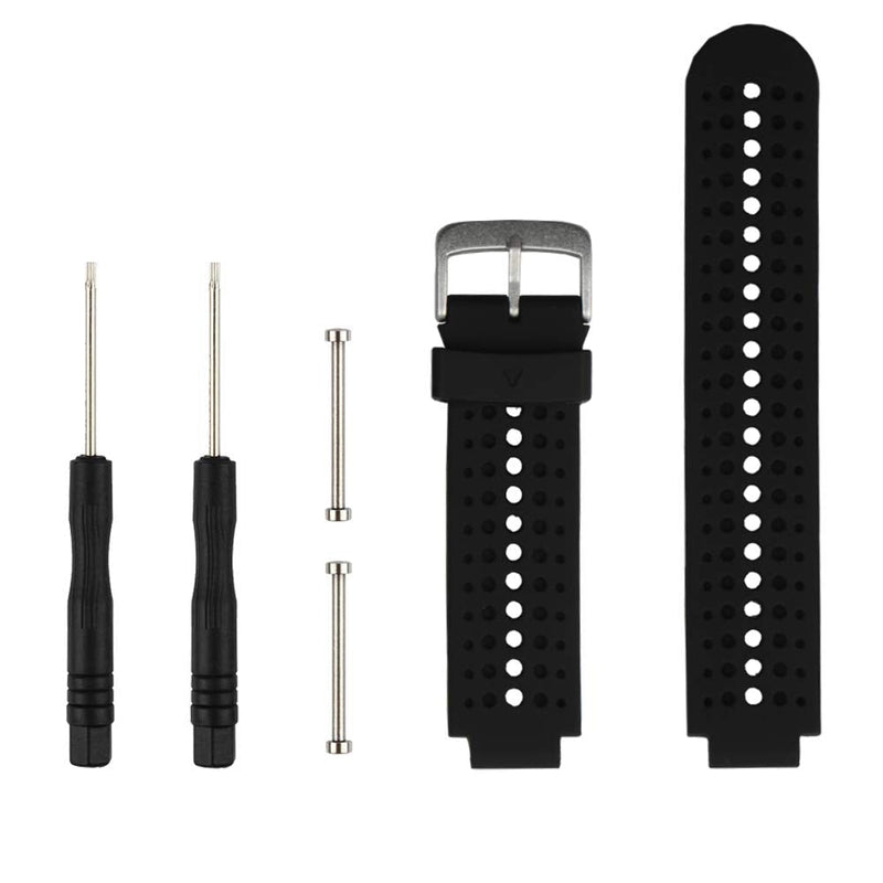 honecumi for Garmin Approach S20 S5 S6 Watch Bands Replacement Accessory Silicone Sport Wristband Strap for Approach S20 Smartwatch… black-black - BeesActive Australia