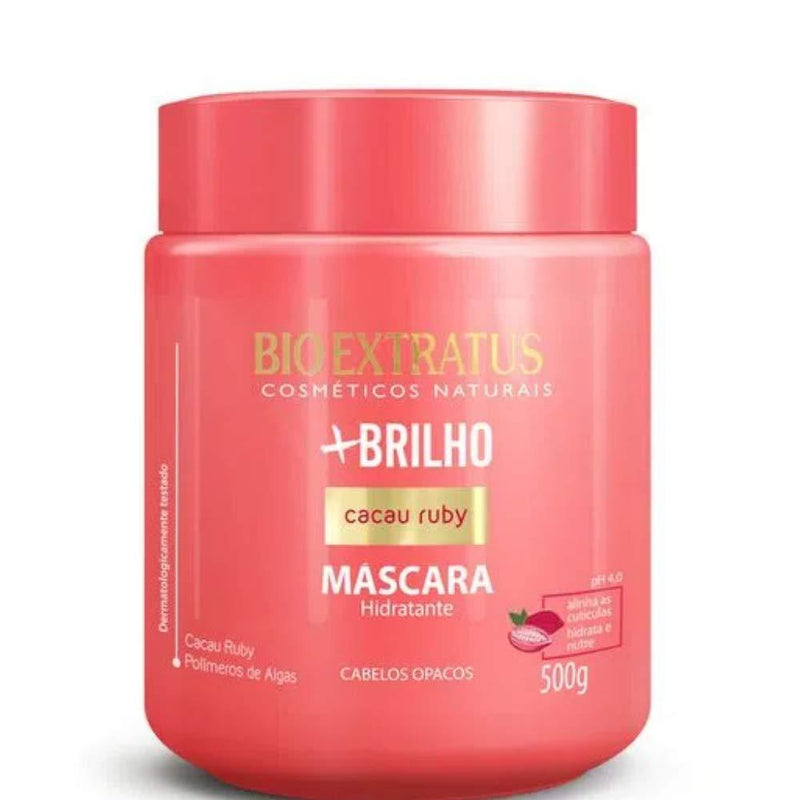 Bio Extratus - Linha +Brilho - Mascara 500 Gr - (Bio Extratus - +Shine Collection - Hair Mascara Net 17.63 Oz) - BeesActive Australia