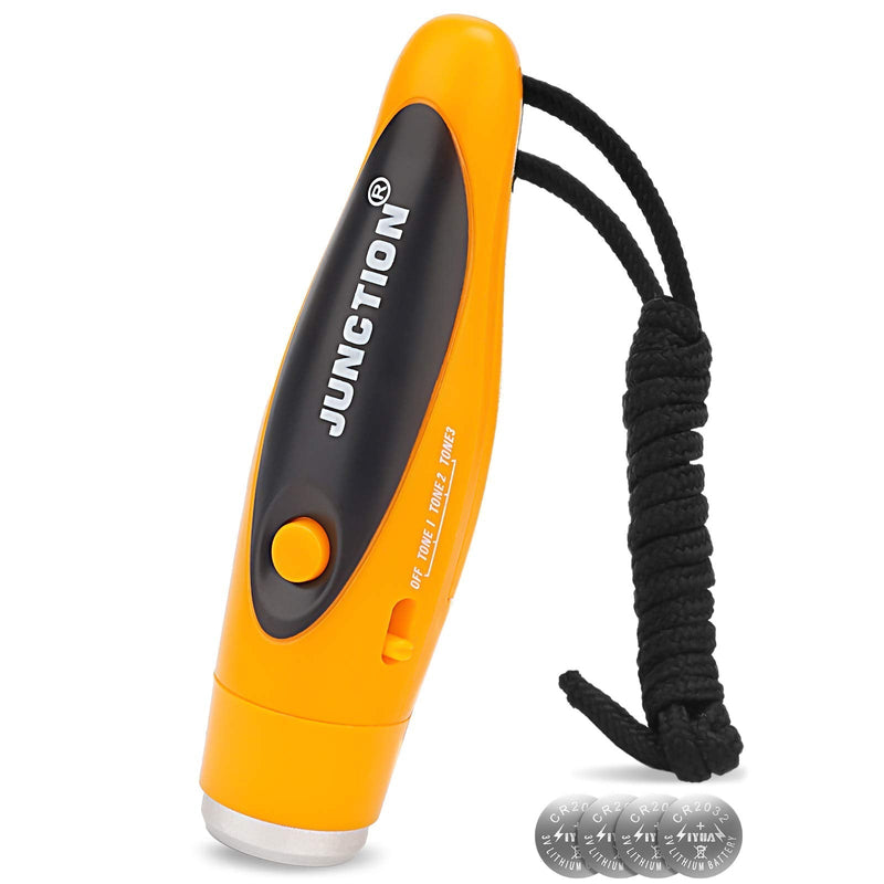 UNIWA Electronic Whistle, Battery Operated Whistle Adjustable 3 Different Loud Whistle Sounds with Lanyard Handheld Electronic Whistles for Referees Volleyball Coaches Teacher, Soccer Sports Whistle yellow - BeesActive Australia