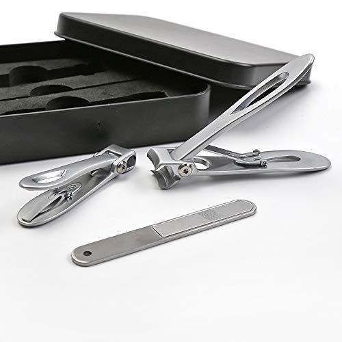 JOM Nail Clipper Set for Thick Large, Toenail, Fingernail 15mm Wide Jaw Opening Large and Small Size Stainless Steel - BeesActive Australia