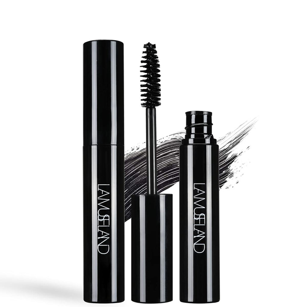 LAMUSELAND Lash Mascara Black, Thickening Lengthening Eyelash Extensions, Smudge-proof ,Waterproof, Long Lasting All Day Eye Makeup for Women - BeesActive Australia