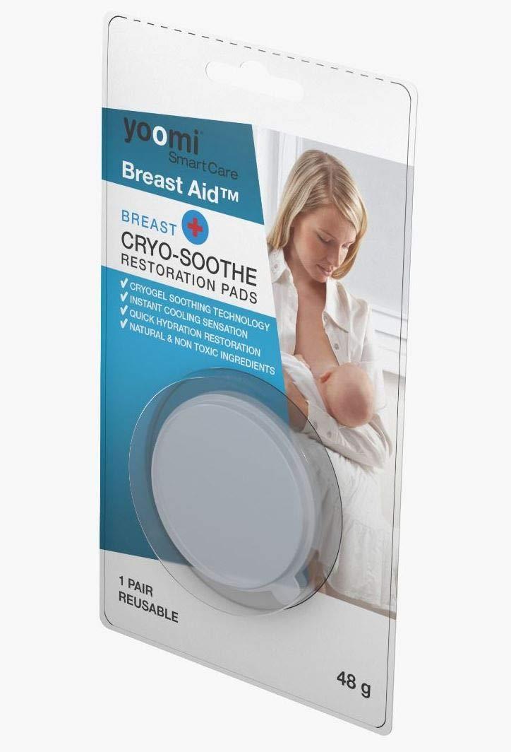 Breast Aid Patented Cryogels, Breastfeeding Essential, Instant Cooling Sensation, Relieves & Soothes Sore Breasts with All Natural Ingredients by restoring 50% of the skin hydration in 5 minutes - BeesActive Australia