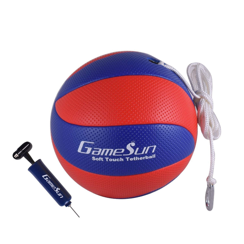 Tetherball and Rope,Full-Size Soft Rubber, Portable Tetherballs with Soft Rope - Great Outdoor Game for Kids - BeesActive Australia