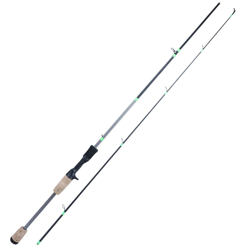 Sougayilang Flexible Fishing Rods, Spinning Rods & Casting Rods, Lightweight Trout Rods 2 Pieces Cork Handle Crappie Fishing CAST 1.8m/5.9ft - BeesActive Australia