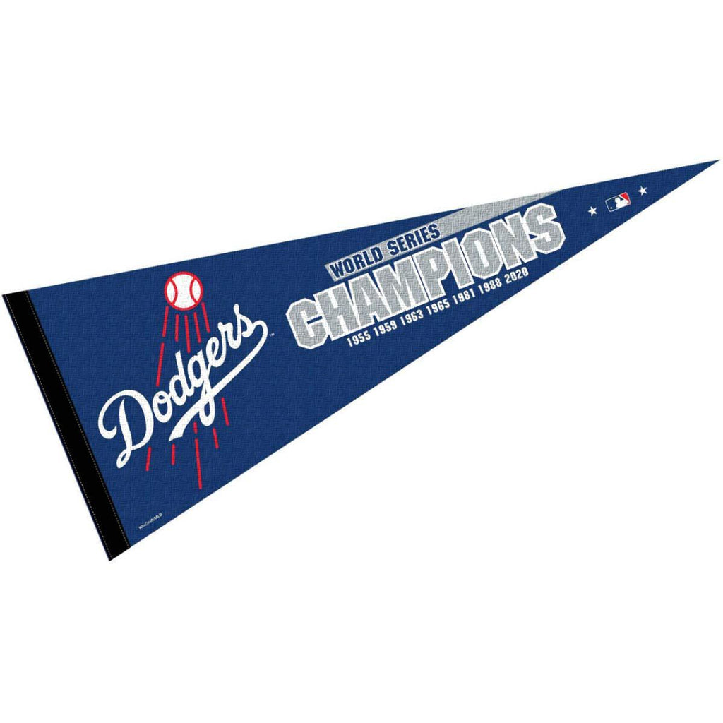 WinCraft Los Angeles Dodgers 7 Time Champions Pennant - BeesActive Australia