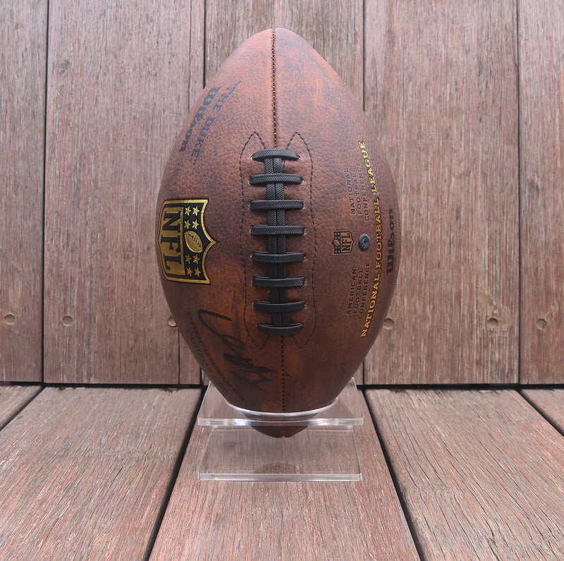 Clear Display Stand for Football Basketball Volleyball Soccer Ball, Acrylic Mineral Collection Holder - BeesActive Australia