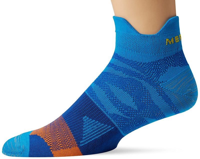 Merrell mens Cushioned Trail Glove Socks Mens Shoe Size: 9.5-12 Aqua - BeesActive Australia