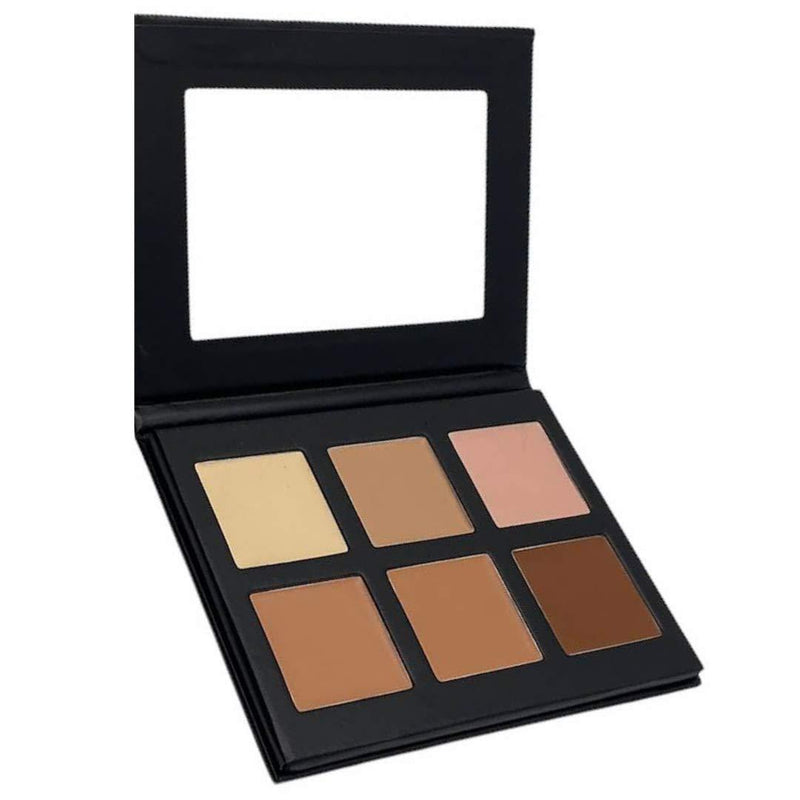 Bedazzel Pro Cosmetics Cream Contour and Highlighting Makeup Kit - Contouring Foundation/Concealer Palette - Vegan, Cruelty Free & Hypoallergenic (Light) - BeesActive Australia