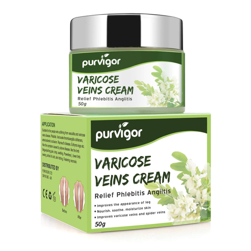 Varicose Veins Cream, Varicose Vein & Soothing Leg Cream，Natural Varicose & Spider Veins Treatment，Improve Blood Circulation, Tired and Heavy Legs Fast Relief（1.8 oz） - BeesActive Australia