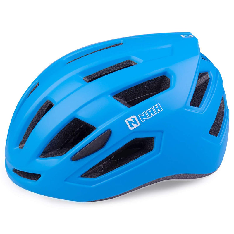 NHH Adult Bike Helmet - CPSC-Compliant Bicycle Cycling Helmet Lightweight Breathable and Adjustable Helmet for Men and Women Commuters and Road Cycling Matte Blue - BeesActive Australia