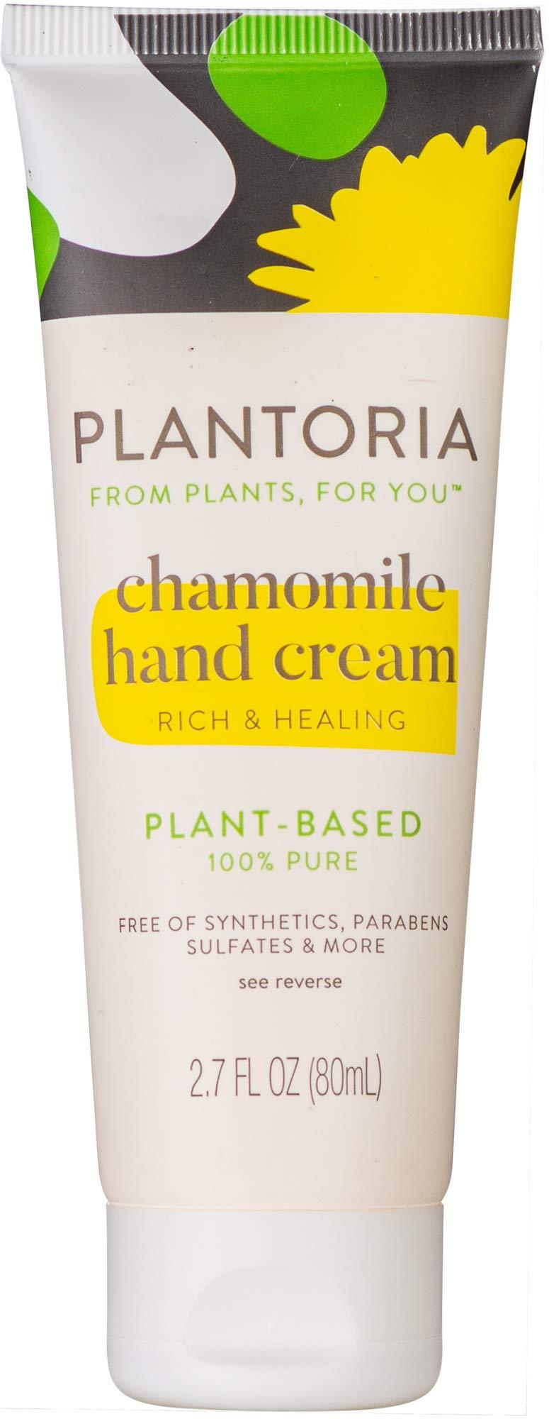 Plantoria Chamomile Hand Cream Plant Based | Therapeutic Healing Natural Vegan Pure Hand Balm | Hypoallergenic Skin Cream Neutralizes Free Radicals & Soothes Skin With Chamomile, Raspberry, Vitamin E - BeesActive Australia
