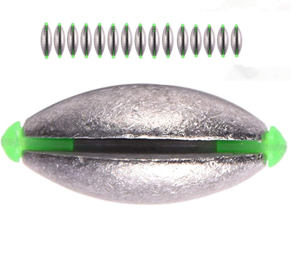 Toasis Fishing Rubber Core Weights Removable Rubber-core Sinkers 10g/0.35_Oz-15pcs - BeesActive Australia