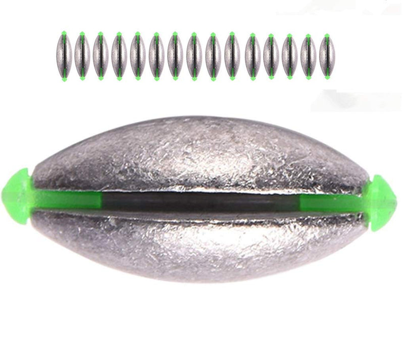 Toasis Fishing Rubber Core Weights Removable Rubber-core Sinkers 10g/0.35_Oz-15pcs - BeesActive Australia