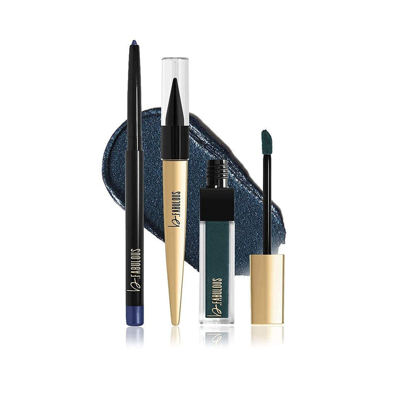 One Click Beauty b.FABULOUS 3-Piece Eye Kit, Longwear Makeup, Enhance Your Sparkle - BeesActive Australia