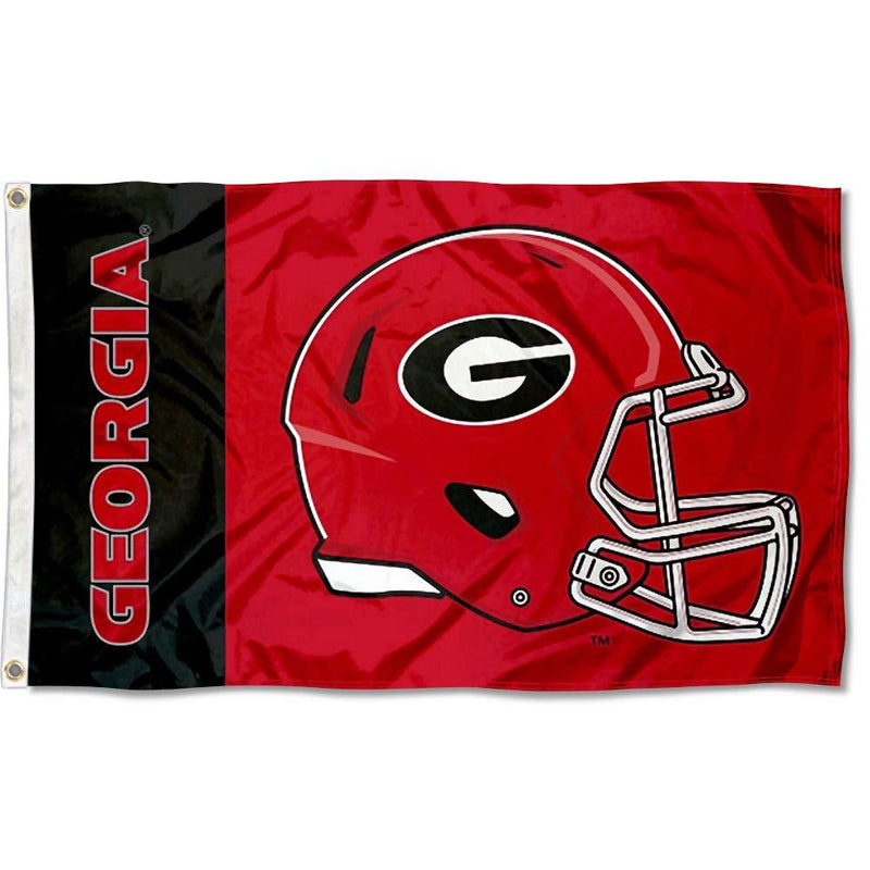 College Flags & Banners Co. Georgia Bulldogs Football Helmet Flag - BeesActive Australia