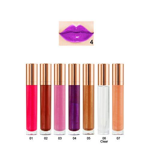 Pearlop’s Moisturizing Shining Glossy & Clear Lip Gloss | 7 Color Moisturizing Lip Gloss, Nutritious Lip Gloss | Waterproof | Long Lasting Lip Gloss (04) 04 - BeesActive Australia