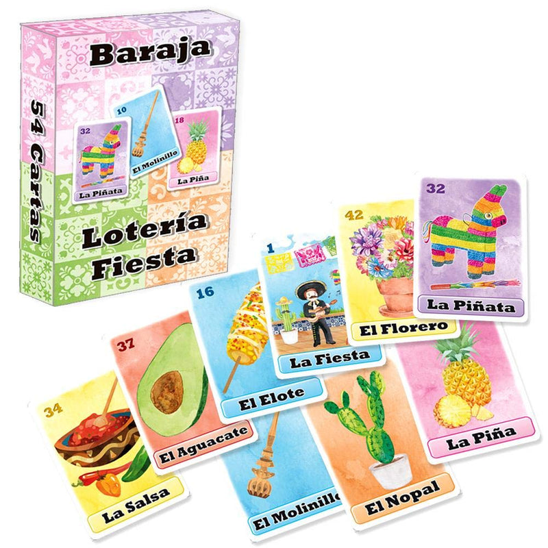 Mexican Loteria Game Deck of Cards - Fiesta - BeesActive Australia