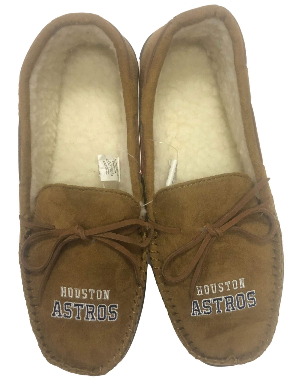 Forever Houston Astros Men's Team Logo Moccasins 7-8 - BeesActive Australia