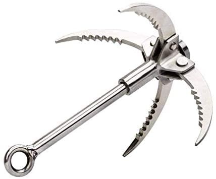 Brute Magnetics Stainless Steel Foldable Grappling Hook | Compact with Non-Slip Stainless Steel Prongs - BeesActive Australia