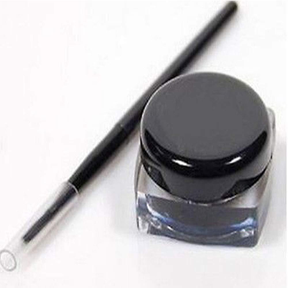 Eyeliner Shadow Gel Black,Long Lasting Eye Liner,Waterproof Makeup Cosmetic with Brush - BeesActive Australia