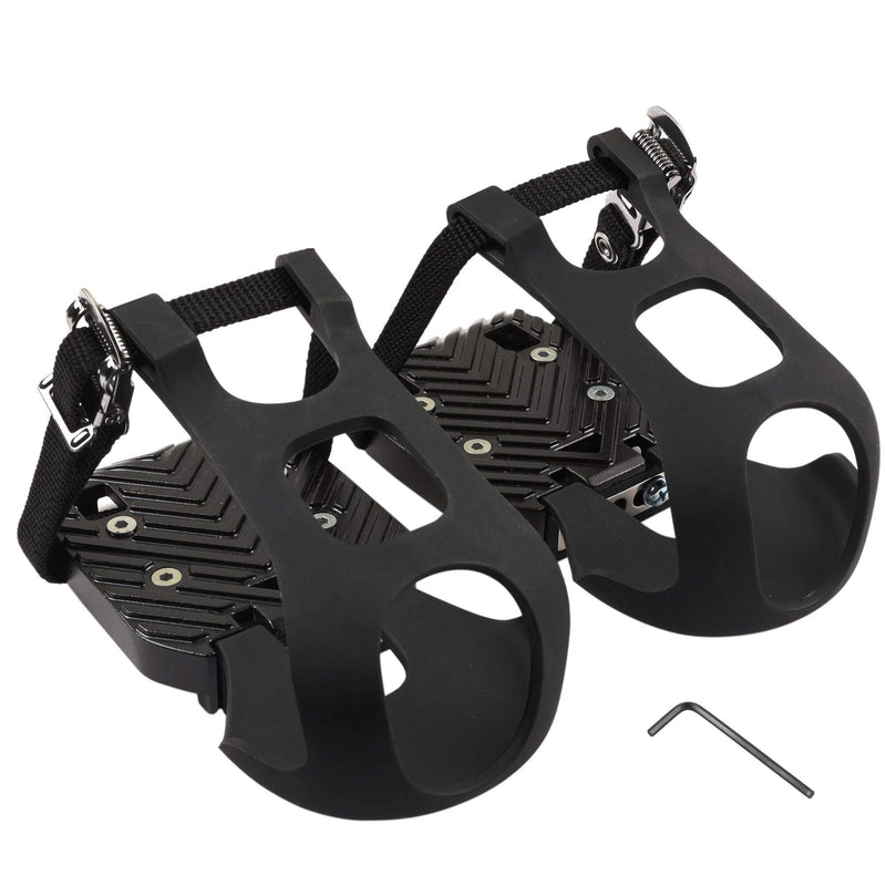 CyclingDeal Bike Bicycle Toe Clips Cage ONLY - for Peloton Spin Bike & Peloton Bike+ Pedal Adapters - Convert Look Delta Pedals to Dual Function Pedals - Ride with Sneakers - BeesActive Australia