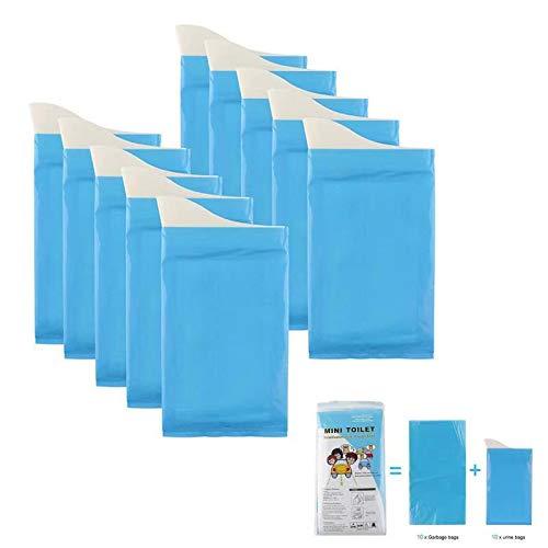 Weiney Disposable Urine Bags, Portable Emergency Urine Bags, Vomit Bags, Suitable for Travel urinals, Traffic jams, Motion Sickness, Seasickness, Toilet for Men Women Children 10pcs - BeesActive Australia